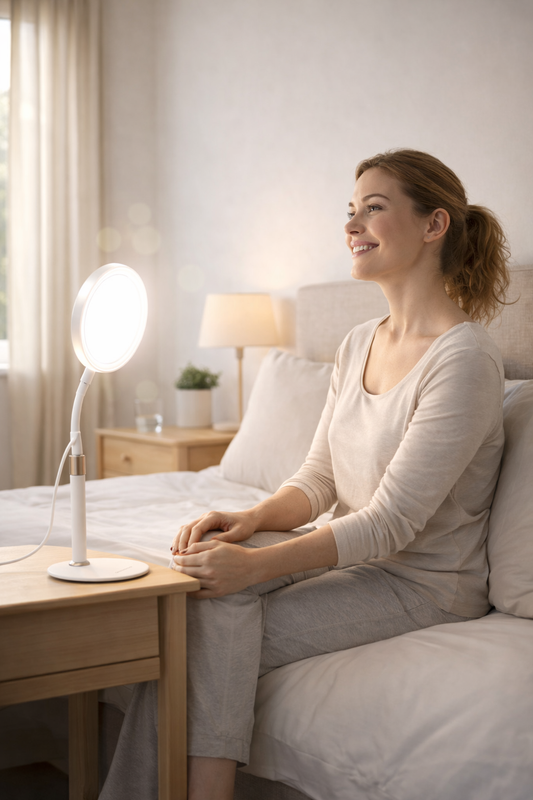 Daylight Therapy Lamp for Focused Work at Home